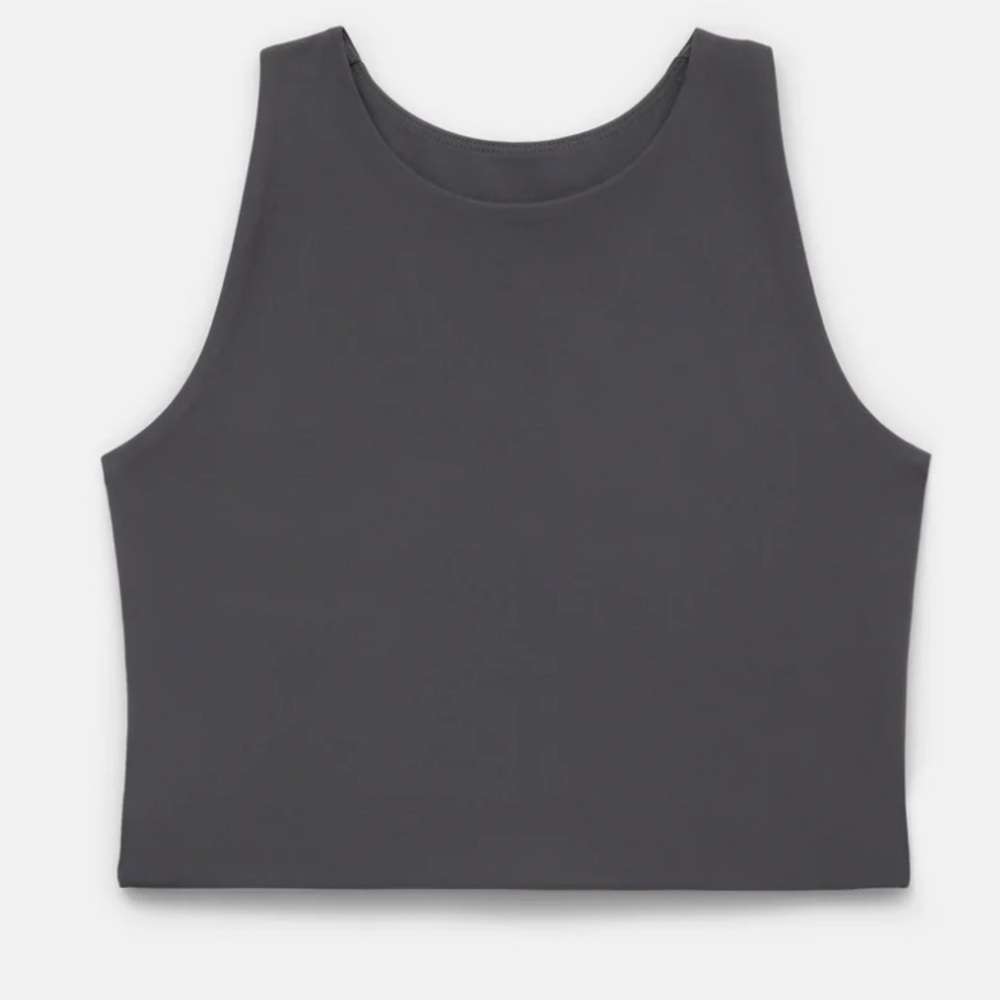 Girlfriend Collective Dylan Tank Bra in Moon NWT
